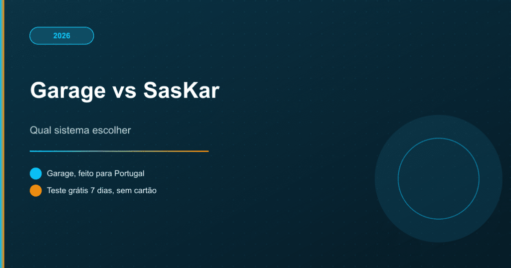 Garage vs SasKar: Qual Sistema de Gestão Escolher para a Oficina Automóvel?