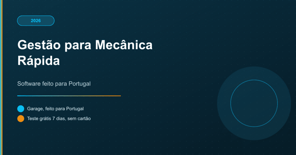 Software de Gestão para Oficinas de Mecânica Rápida em Portugal