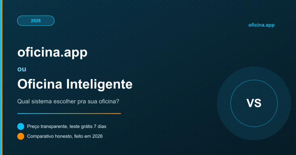 oficina.app ou Oficina Inteligente: qual sistema escolher para a sua oficina?