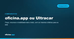 Comparativo entre os sistemas para oficina oficina.app e Ultracar