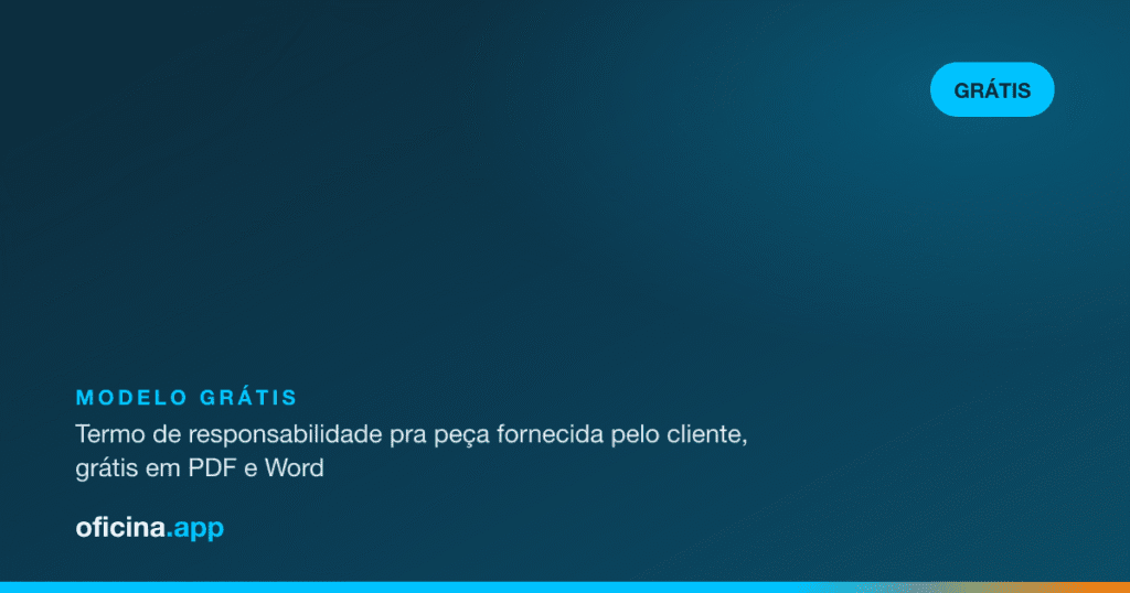 Peça trazida pelo cliente: a oficina é obrigada a aceitar?